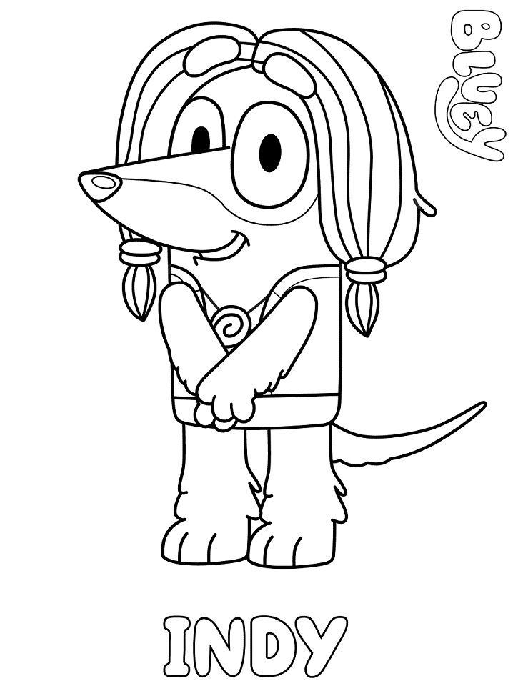 Bluey Coloring Pages