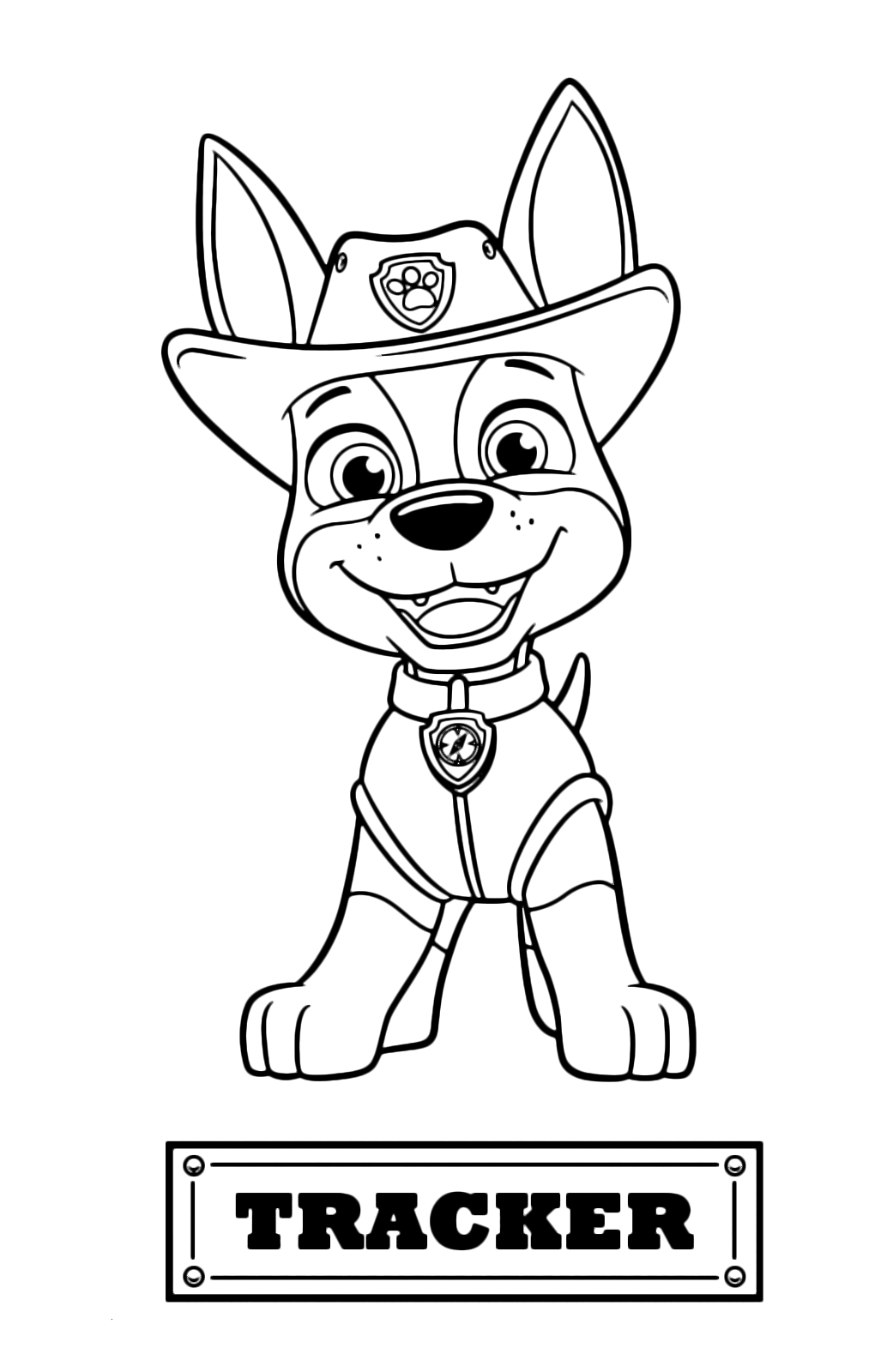 Paw Patrol Coloring Pages Free Printable Coloring Page