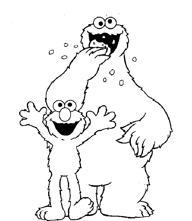 Sesame Street Coloring Pages