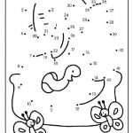 worm-apple-dot-to-dot-coloring-page