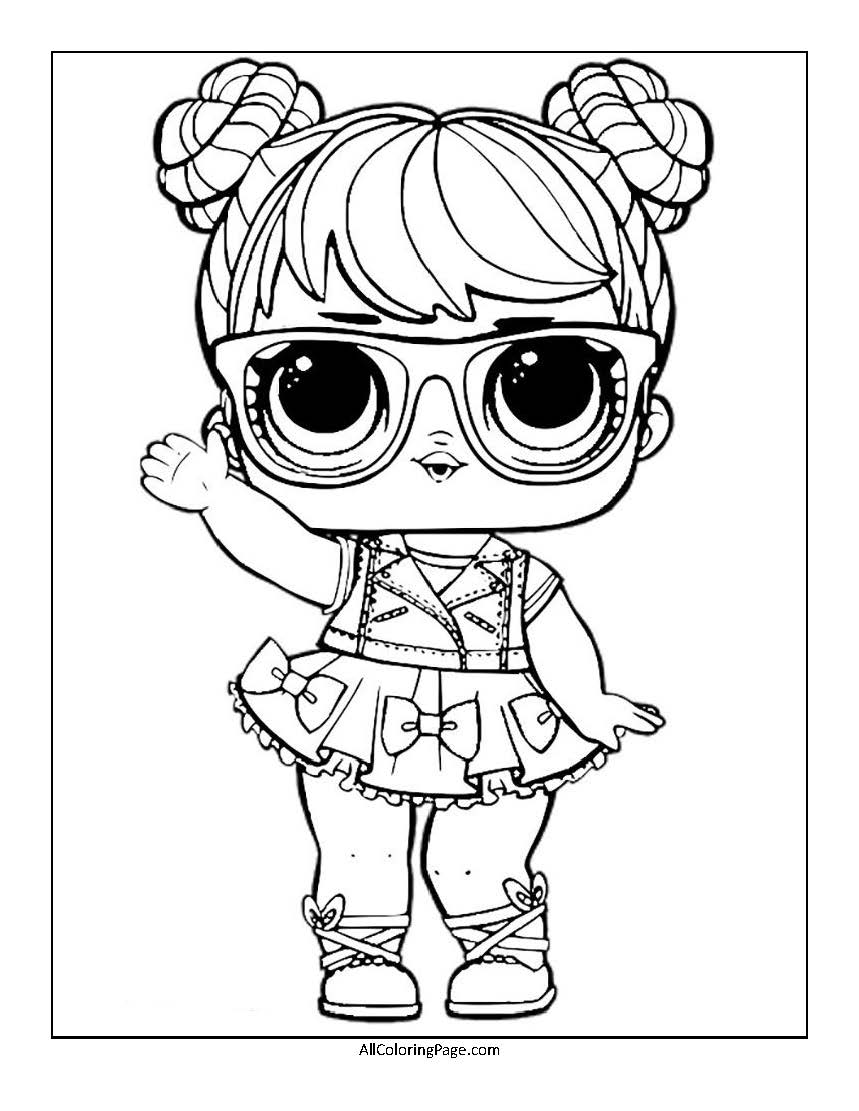 bonbon lol surprise doll coloring page