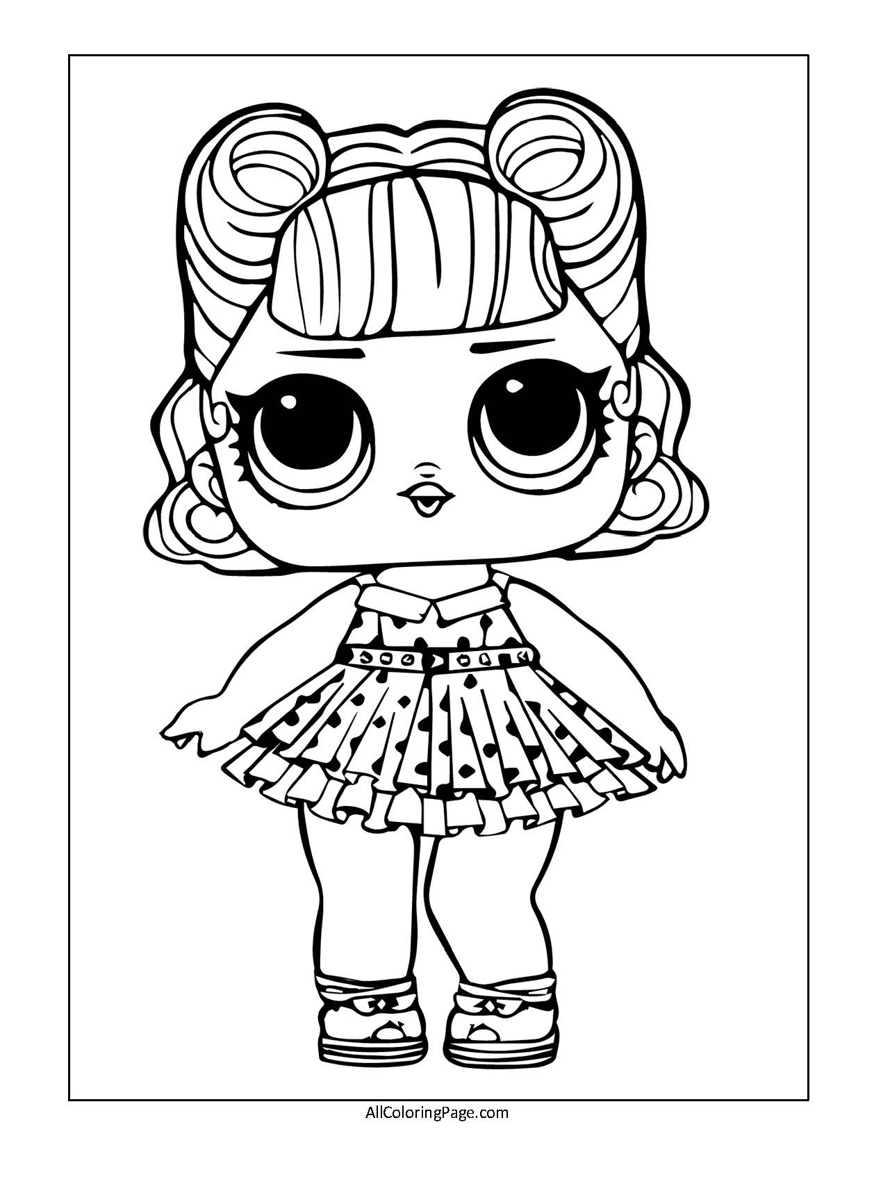 jitterbug lol surprise doll coloring page