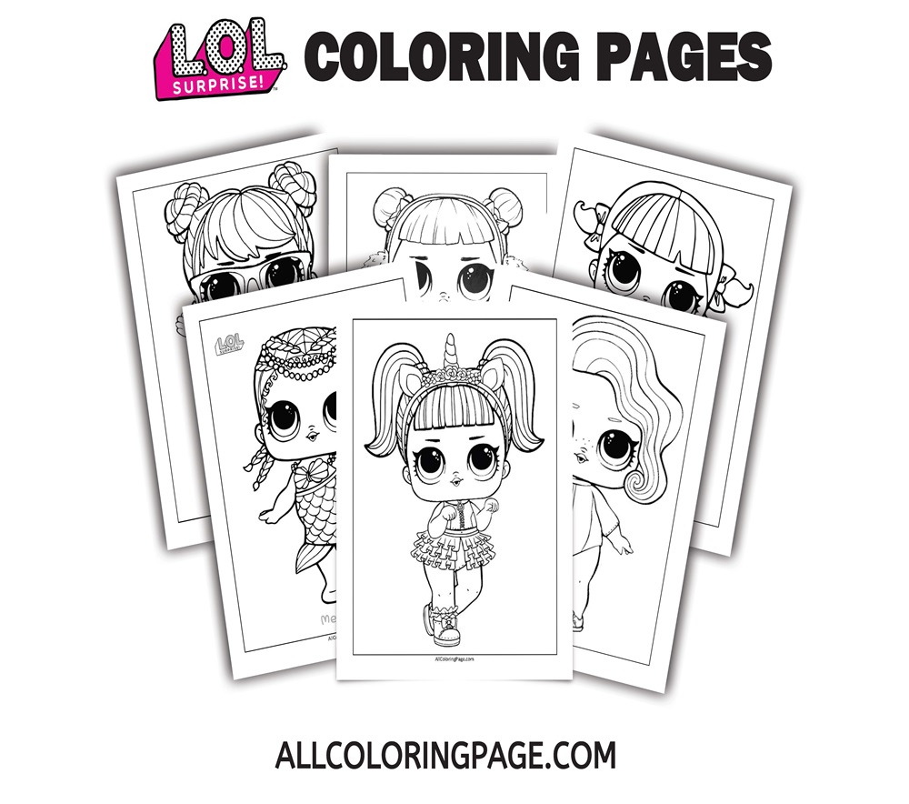 LOL Surprise Dolls Coloring Pages