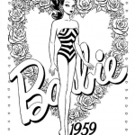 Barbie Vintage Coloring Pages
