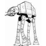 At At Star Wars Coloring Page