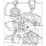 B1 Battle Droid Star Wars Coloring Page