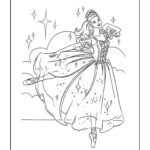 Ballerina Barbie Coloring Page