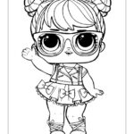 Bonbon Lol Surprise Doll Coloring Page