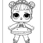 Center Stage Lol Surprise Doll Coloring Page