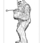 Chewbacca Star Wars Coloring Page