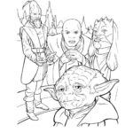 Jedi Order Star Wars Free Coloring Page