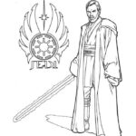 Jedi Star Wars Coloring Page