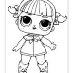 Line Dancer Lol Surprise Doll Coloring Page