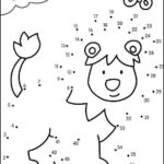 Lion Dot To Dot Coloring Page