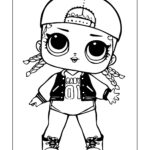 Mc Swag Lol Surprise Doll Coloring Page