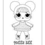 Queen Bee Lol Surprise Doll Coloring Page