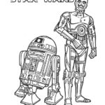 R2d2 C 3po Star Wars Coloring Page