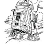 R2d2 Star Wars Coloring Page