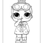 Sleepy Bones Lol Surprise Doll Coloring Page