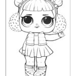 Snow Angel Lol Surprise Doll Coloring Page