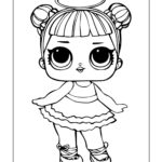 Sugar Lol Surprise Doll Coloring Page