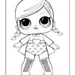 Super Bb Lol Surprise Doll Coloring Page