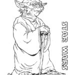 Yoda Star Wars Coloring Page